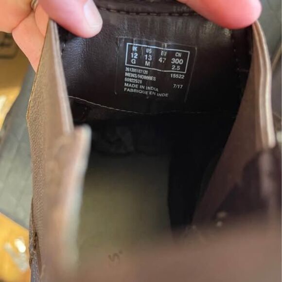 Clark’s Size 13 Men’s Boots Low Cut Leather Brown main image 4